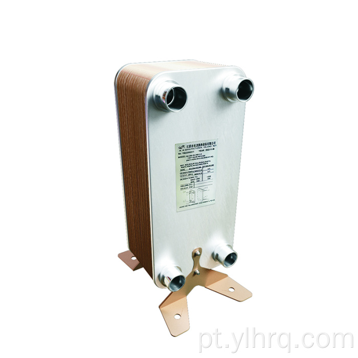 Trocador de calor de placa soldada 20 placas B200